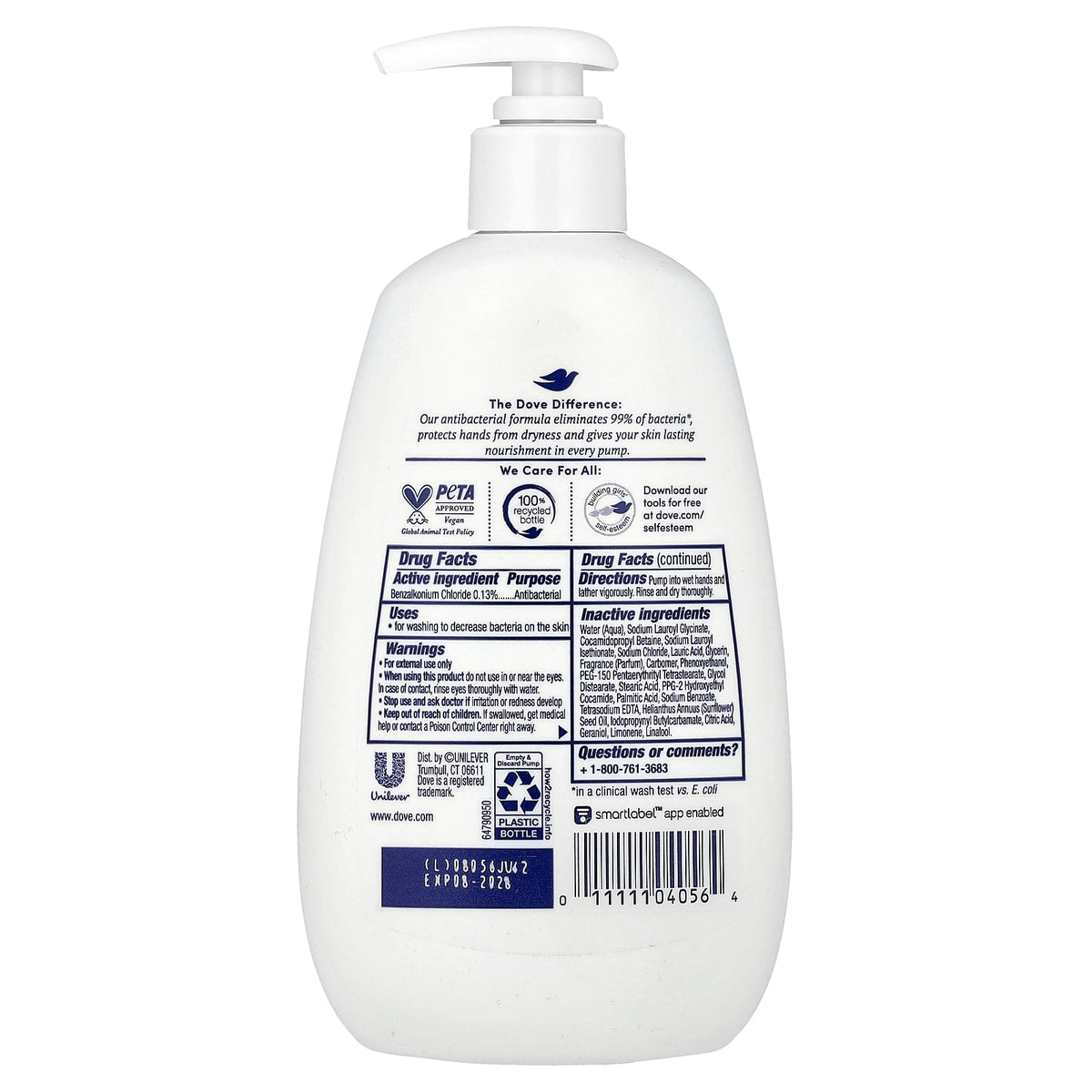 Dove, Advanced Care Hand Wash, Antibacterial Care, 12 fl oz (355 ml)