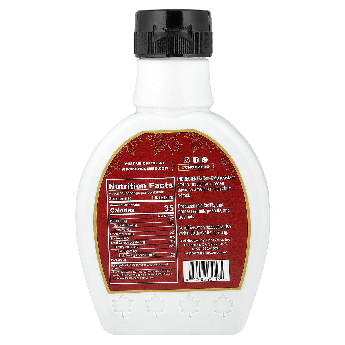 ChocZero, Maple Pecan Syrup, 10.5 oz (300 g)