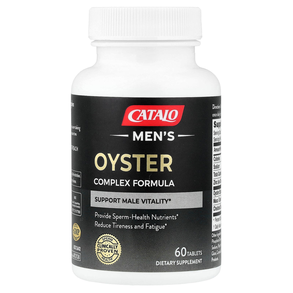 CATALO, Men's Oyster Complex Formula, 60 Tablets