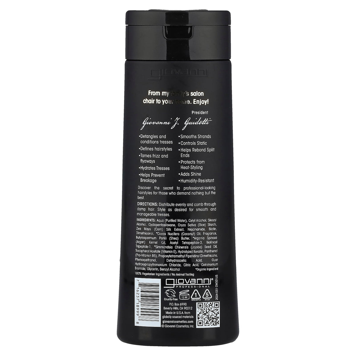 Giovanni, Professional Leave-in Hair Conditioning & Styling Elixir, 8.5 fl oz (250 ml)