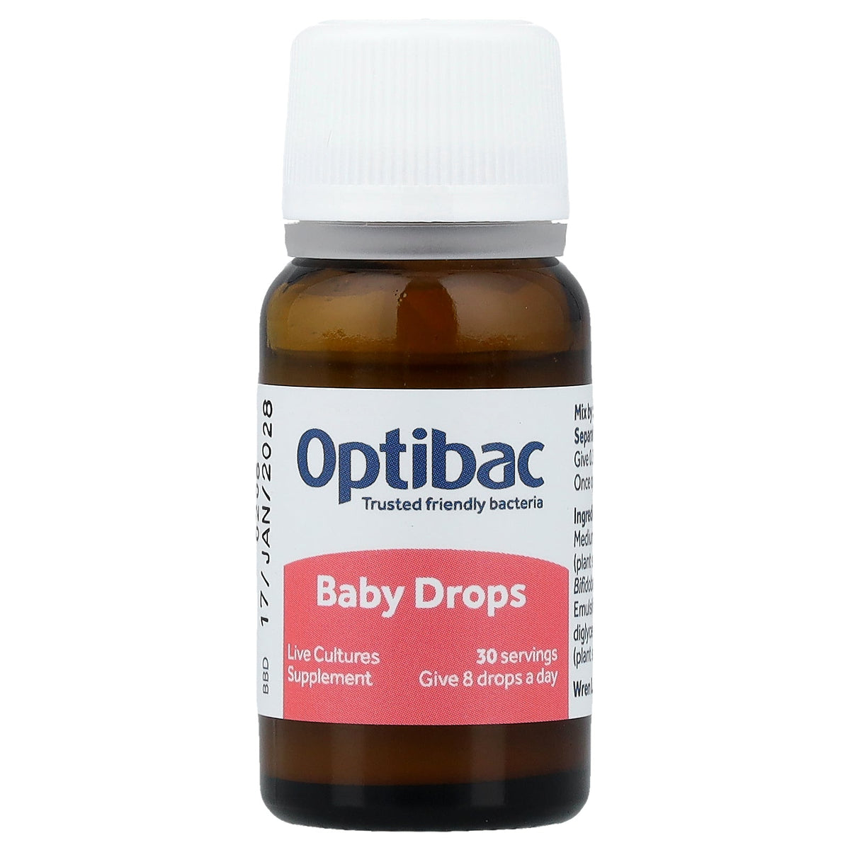 Optibac, Baby Drops, Specialist Probiotics, 0-3 Years, 0.34 fl oz (10 ml)