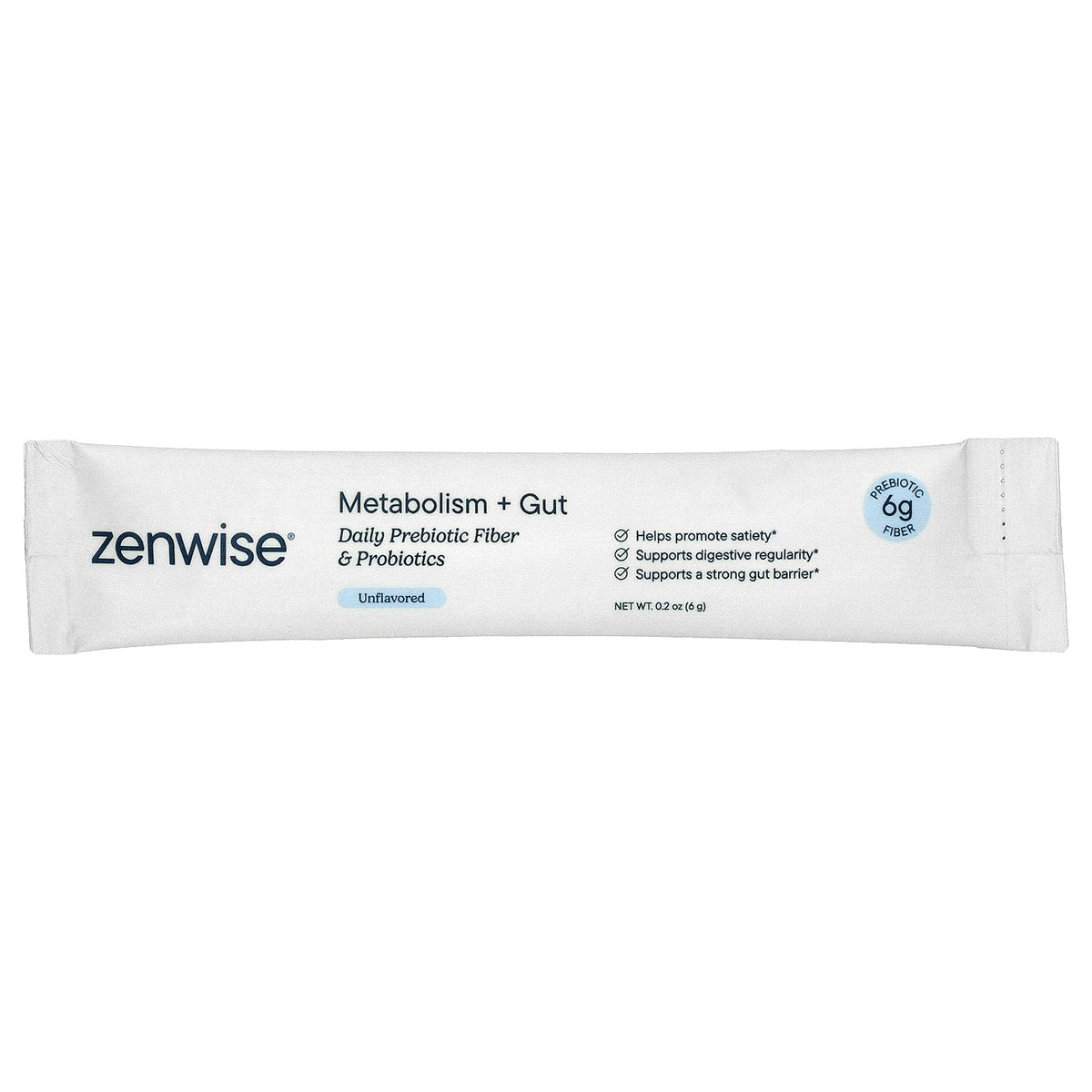 Zenwise Health, Metabolism + Gut, Unflavored, 28 Stick Packs, 0.2 oz (6 g) Each