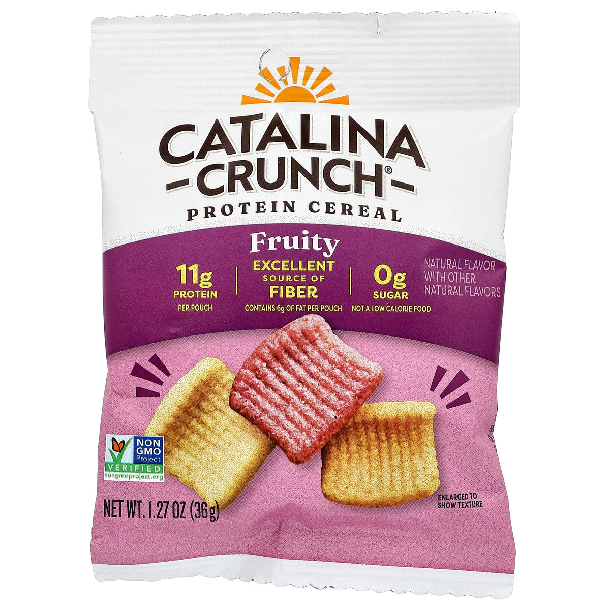 Catalina Crunch, Protein Cereal, Snack Size, Fruity, 6 Pouches, 1.27 oz (36 g) Each