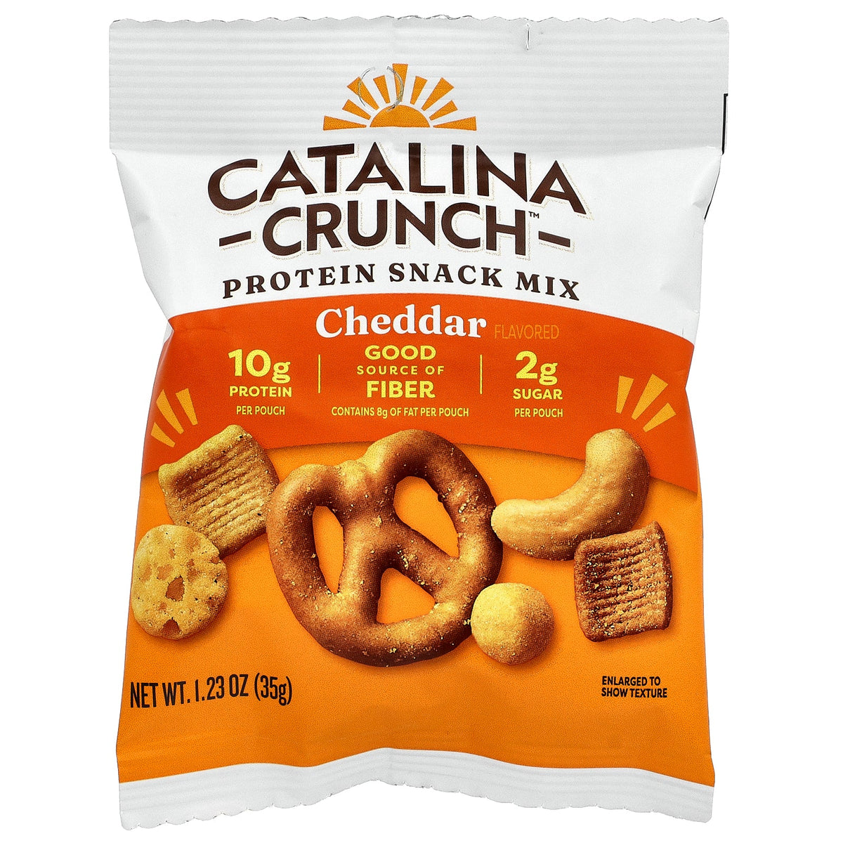 Catalina Crunch, Protein Snack Mix, Cheddar, 5 Pouches, 1.23 oz (35 g) Each