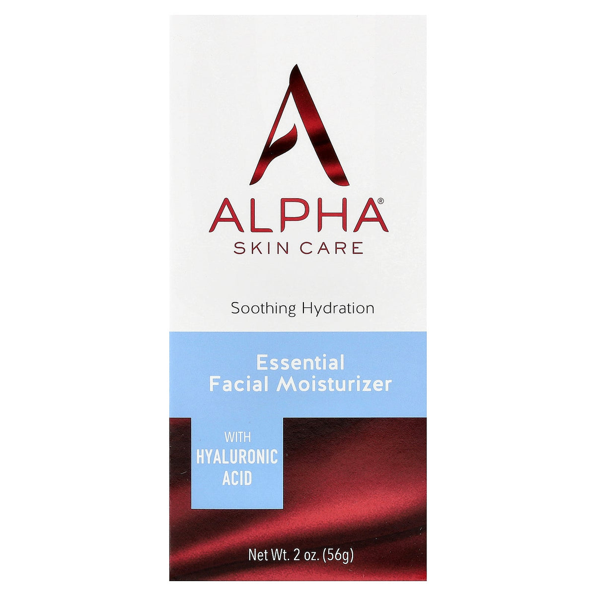 Alpha Skin Care, Essential Facial Moisturizer with Hyaluronic Acid, For Normal to Dry Skin, 2 oz (56 g)