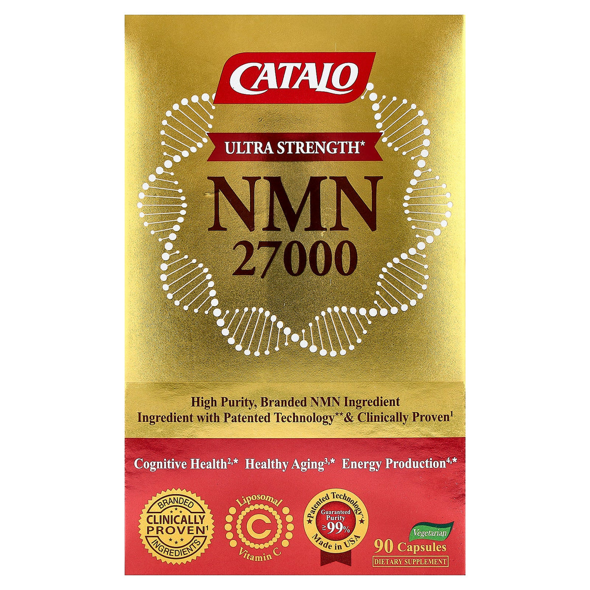 CATALO, NMN 27000, 90 Capsules