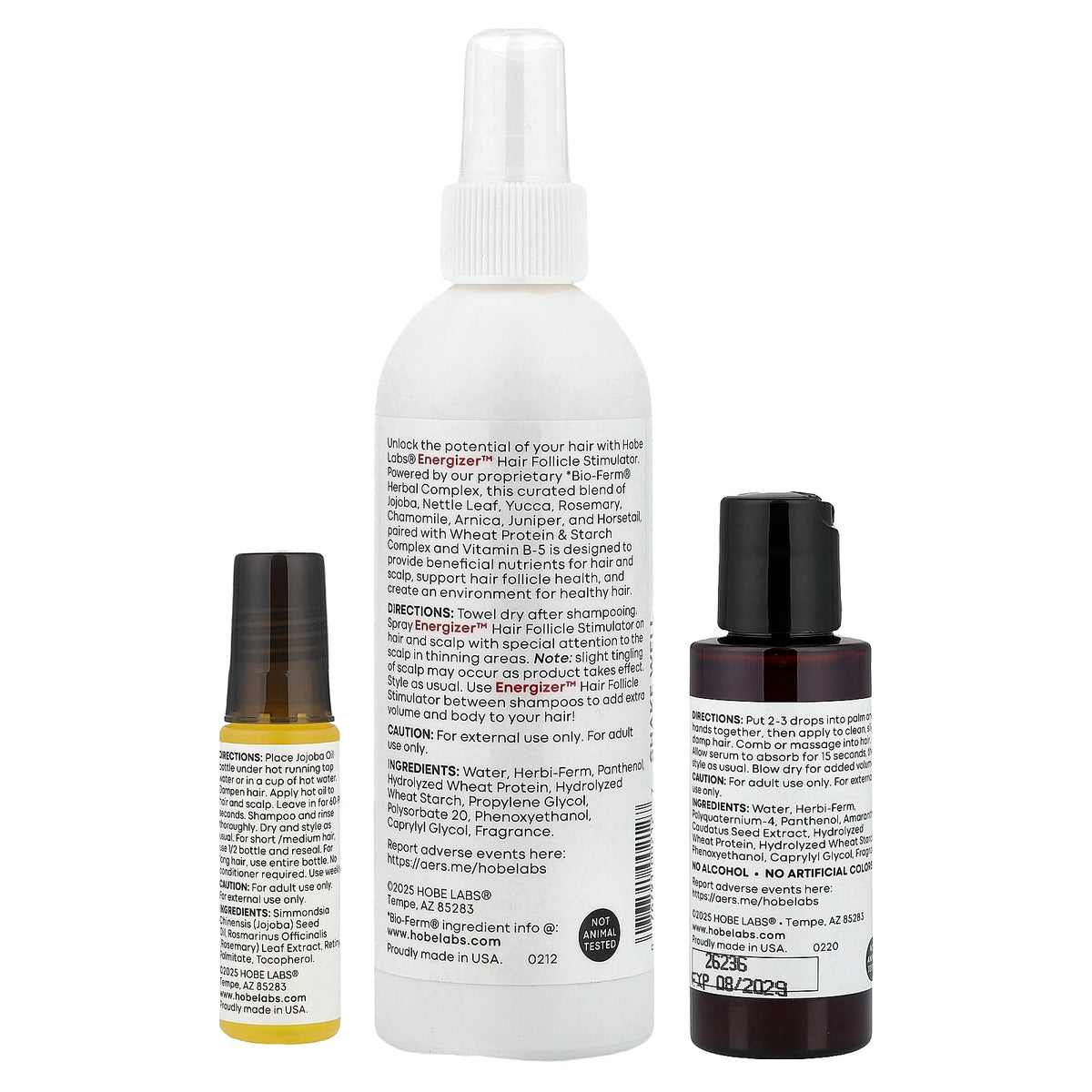 Hobe Labs, iHerb® Exclusive, Revitalizing Hair Kit, 4 Piece Kit