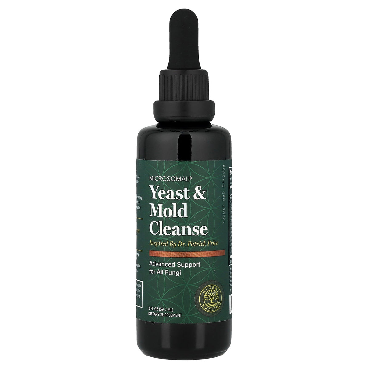 Global Healing, Microsomal® Yeast & Mold Cleanse, 2 fl oz (59.2 ml)