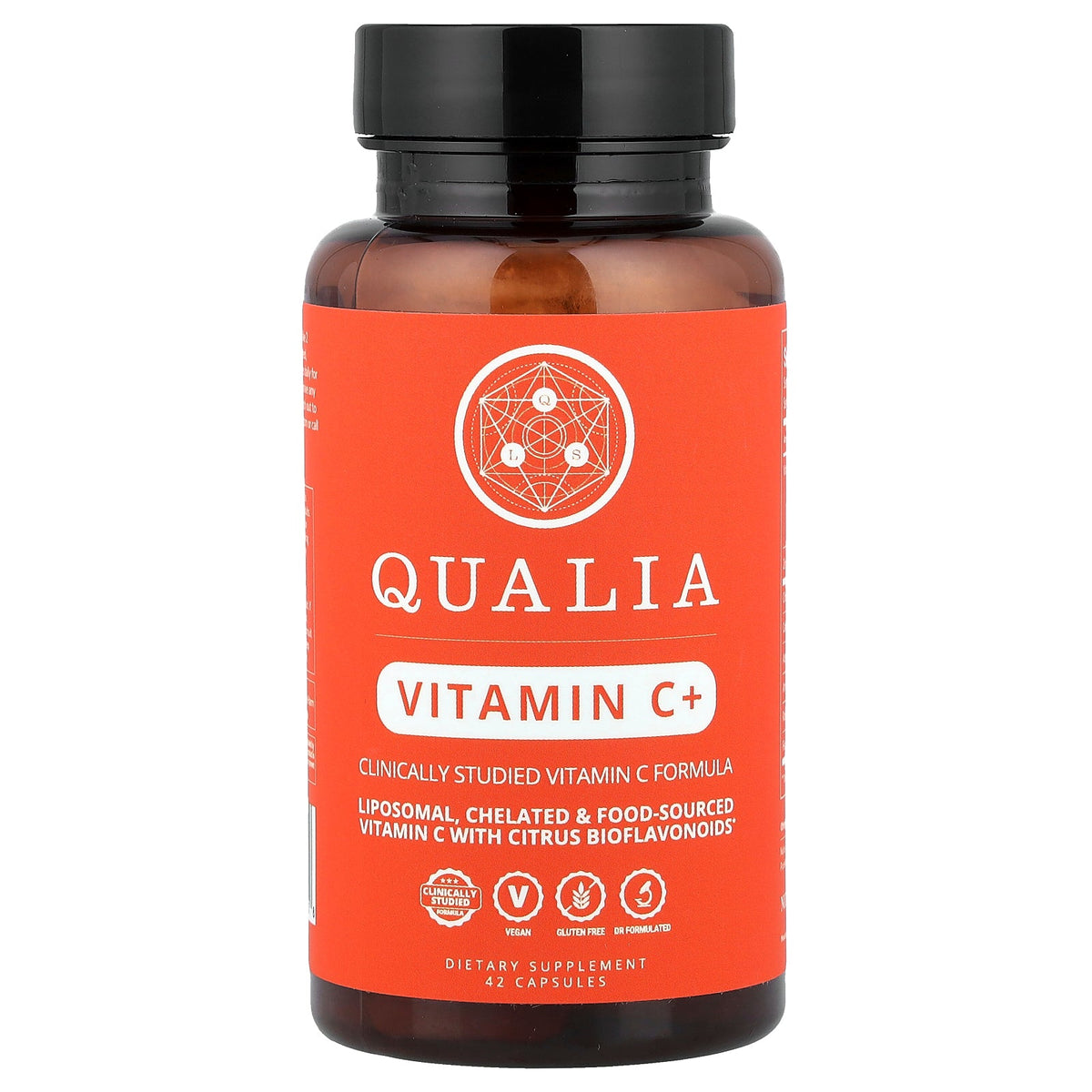 Qualia, Vitamin C+, 42 Capsules