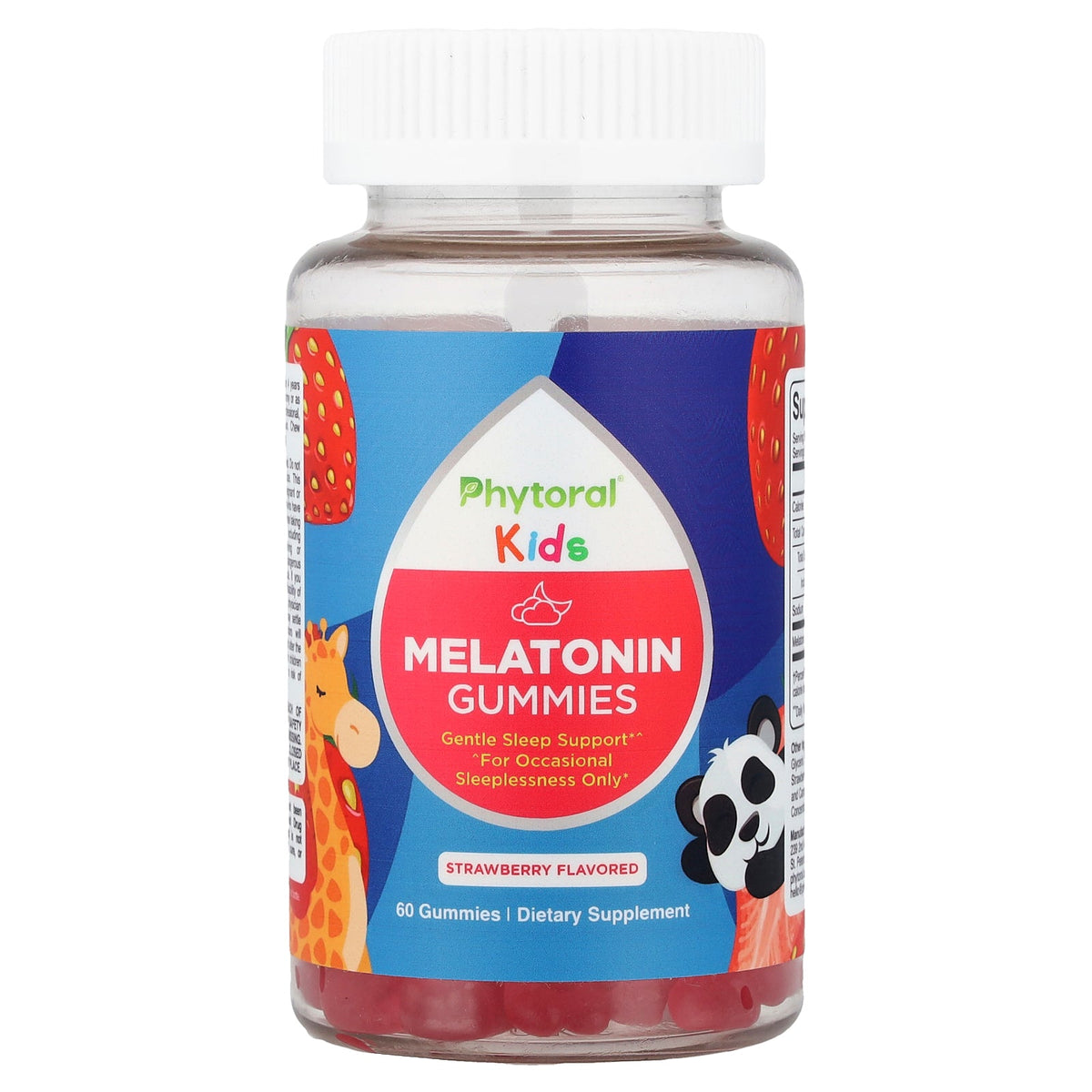 Phytoral, Kids, Melatonin Gummies, Strawberry, 60 Gummies (1 mg per Gummy)
