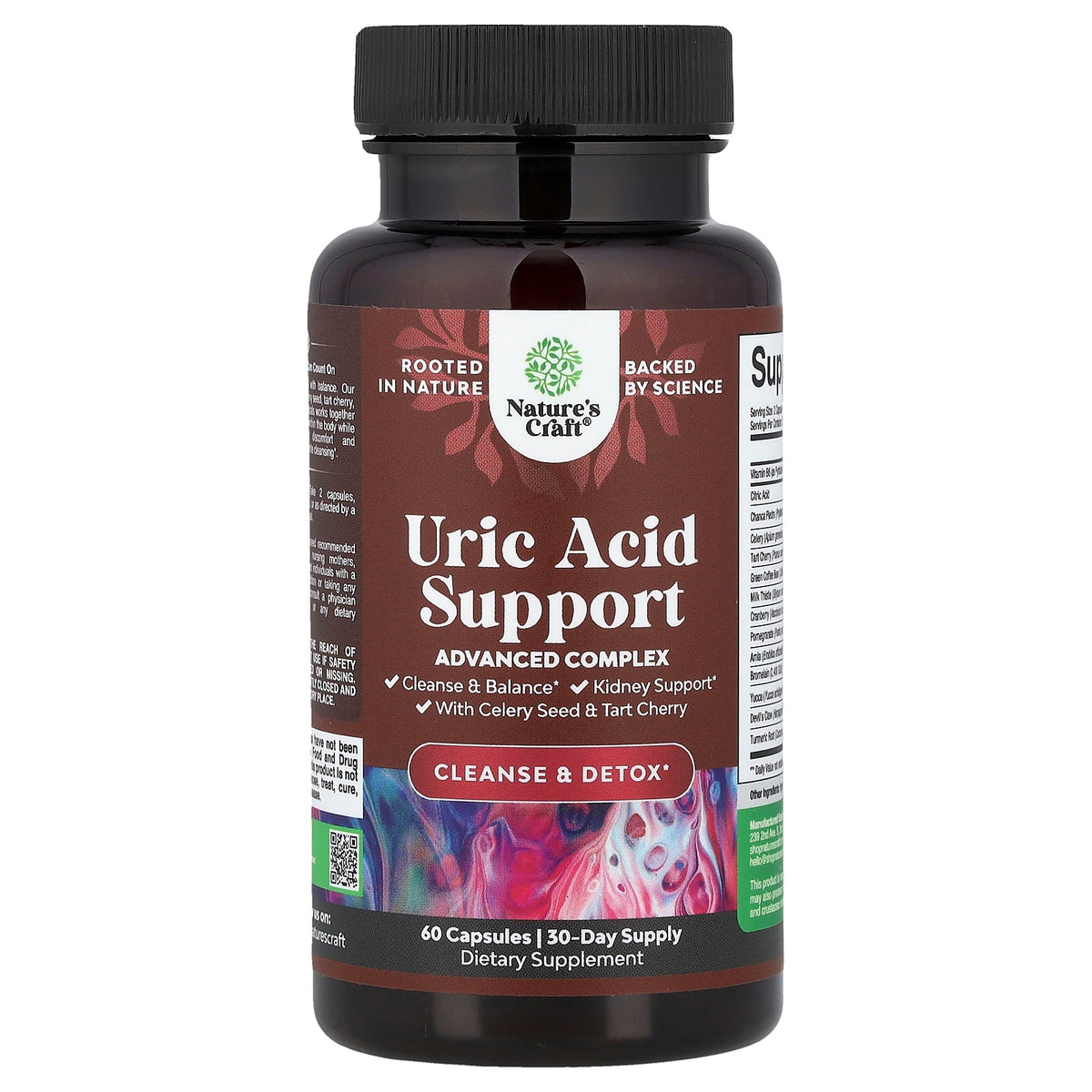 Nature's Craft, Uric Acid Support, 60 Capsules