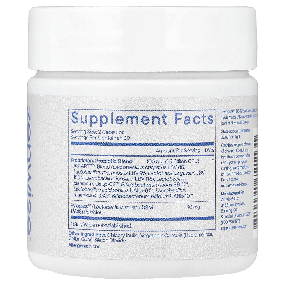 Zenwise Health, Tribiotic Complex™, 60 Capsules