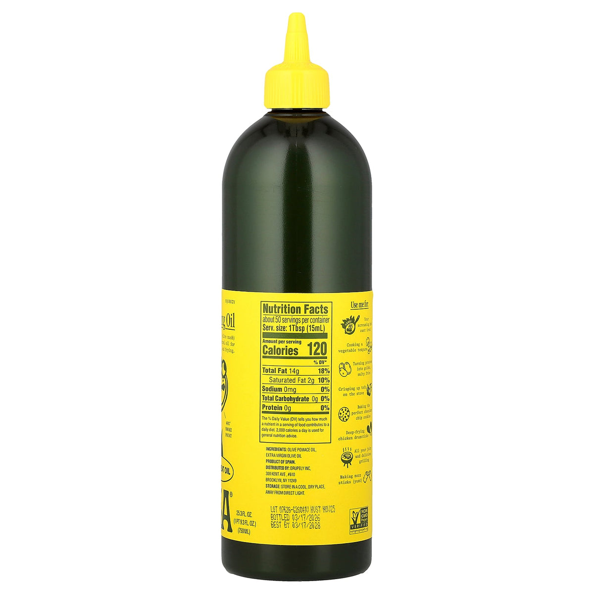 Graza, "Frizzle", High Heat Cooking Oil, 25.3 fl oz (750 ml)