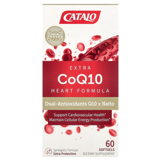 CATALO, Extra CoQ10 Heart Formula, 60 Softgels