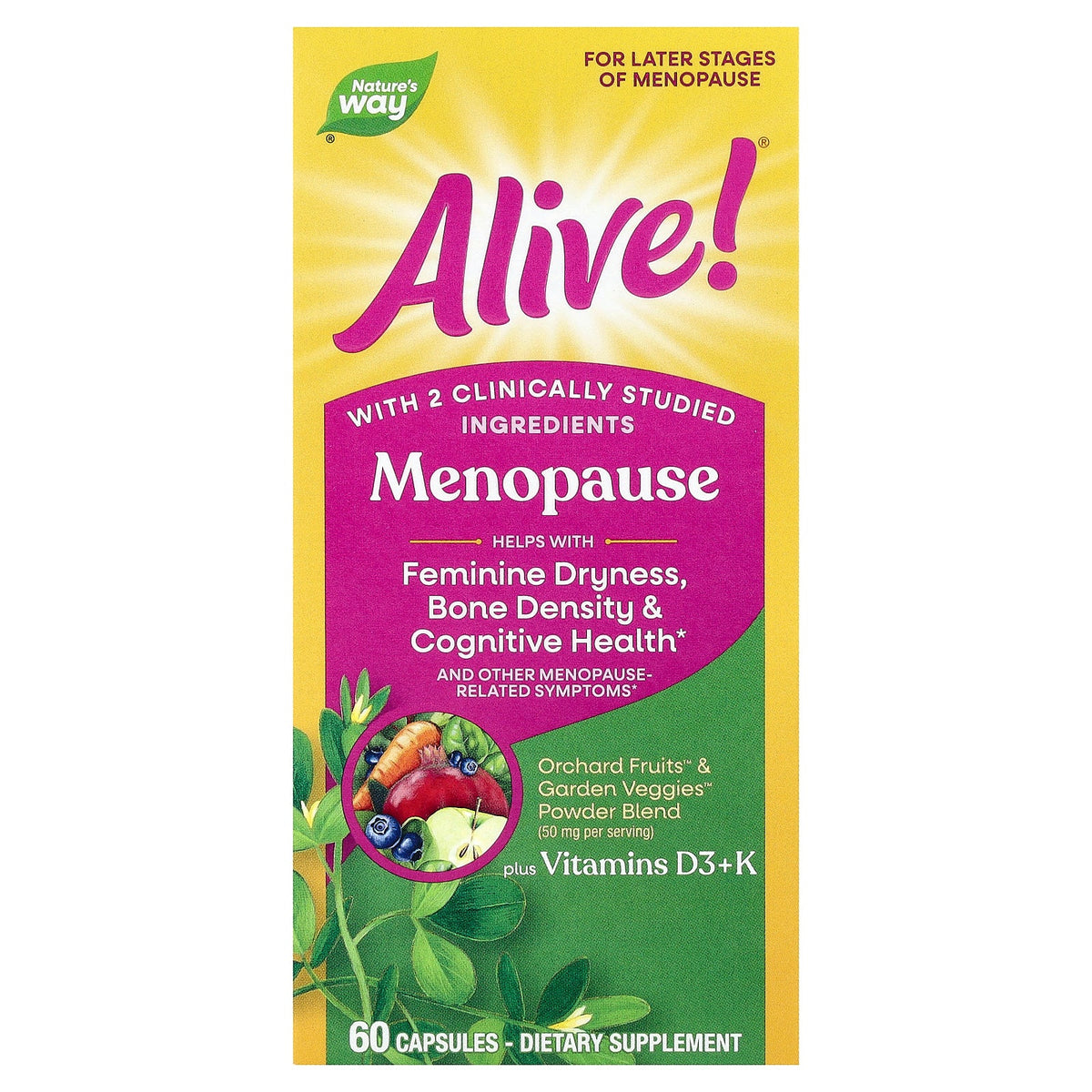 Nature's Way, Alive!® Menopause, 60 Capsules