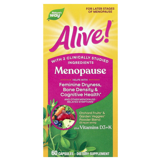 Nature's Way, Alive!® Menopause, 60 Capsules