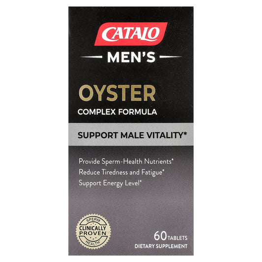 CATALO, Men's Oyster Complex Formula, 60 Tablets