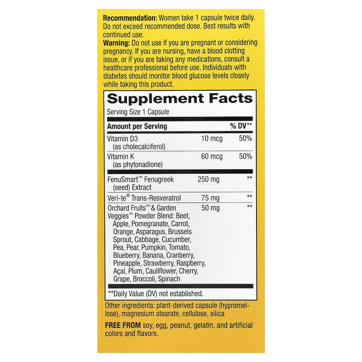 Nature's Way, Alive!® Menopause, 60 Capsules