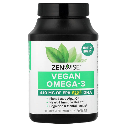 Zenwise Health, Vegan Omega-3, 120 Softgels