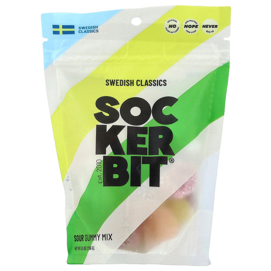 Sockerbit, Swedish Classics, Sour Gummy Mix, 5.5 oz (156 g)