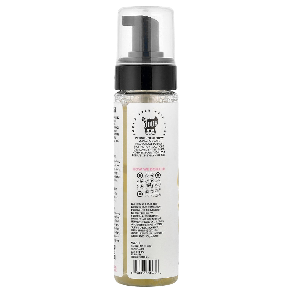 The Doux, Bee Girl Collection, Crazy Sexy Curl, Super-Charged Honey All-in-1 Setting Foam, 7 fl oz (207 ml)