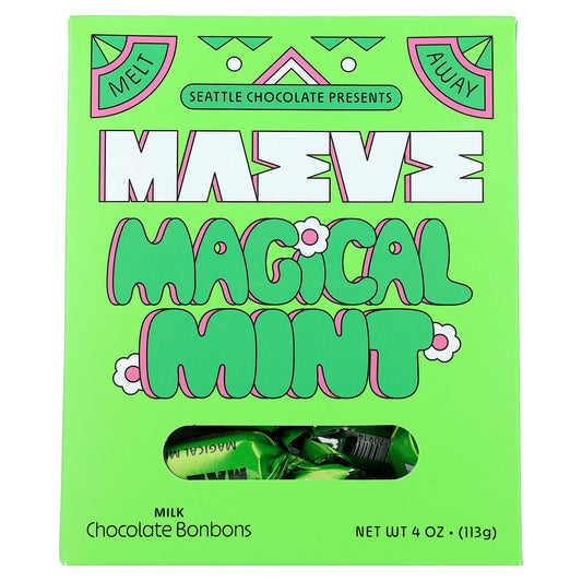 Maeve Chocolate, Milk Chocolate Bonbons, Magical Mint, 4 oz (113 g)