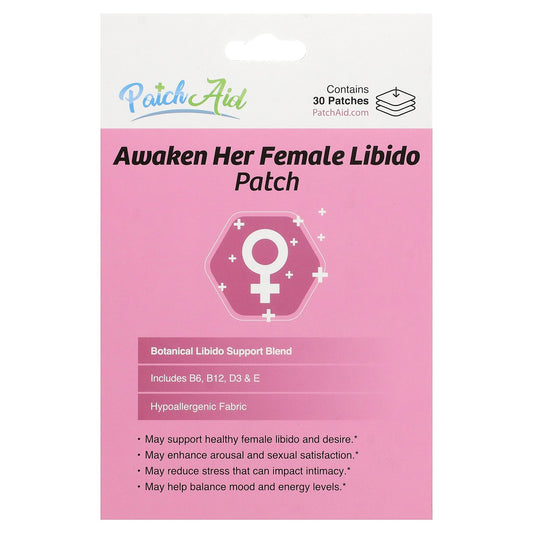 PatchAid, Awaken Her Female Libido Patch, 30 Patches