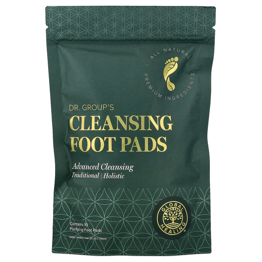 Global Healing, Dr. Group's Cleansing Foot Pads, 10 Pads