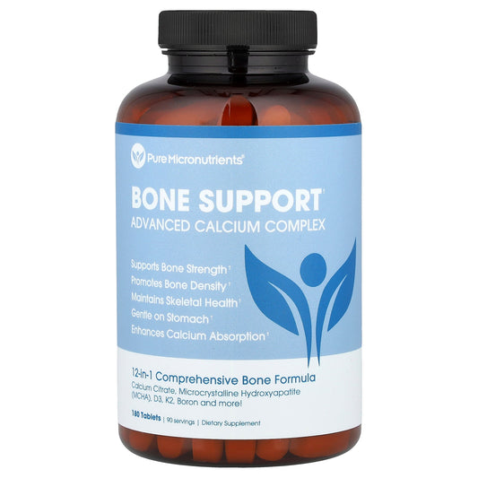 Pure Micronutrients, Bone Support, Advanced Calcium Complex, 180 Tablets