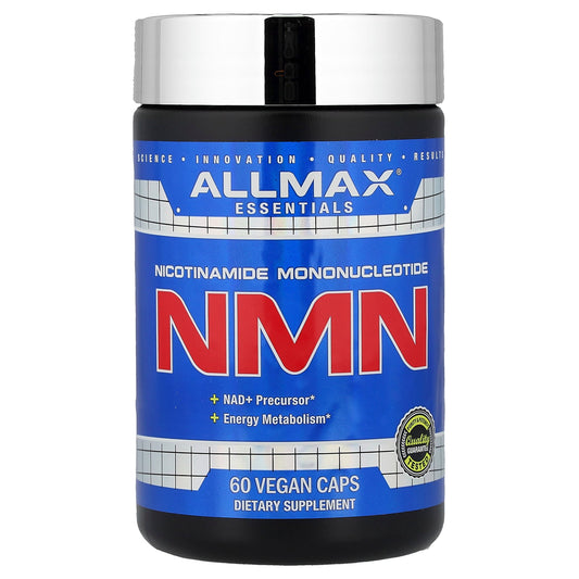 ALLMAX, Essentials, NMN, 500 mg, 60 Vegan Caps