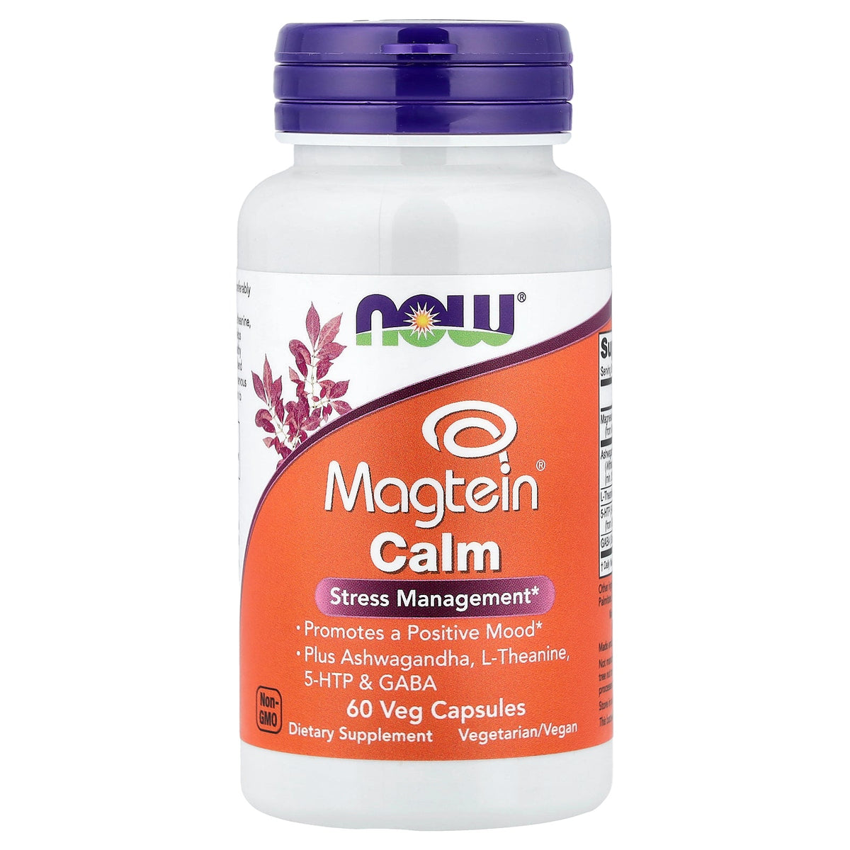 NOW Foods, Magtein® Calm, 60 Veg Capsules
