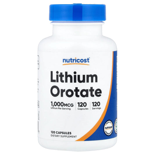 Nutricost, Lithium Orotate, 1,000 mcg, 120 Capsules