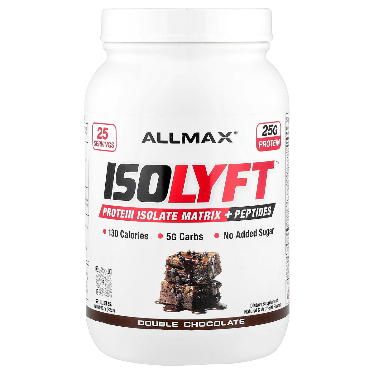 ALLMAX, IsoLyft™, Protein Isolate Matrix + Peptides, Double Chocolate, 2 lbs (907 g)