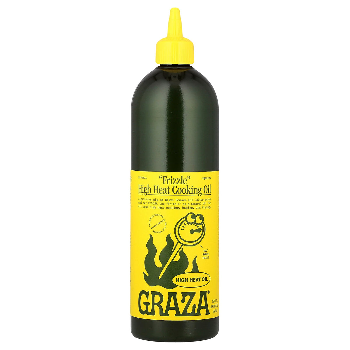 Graza, "Frizzle", High Heat Cooking Oil, 25.3 fl oz (750 ml)