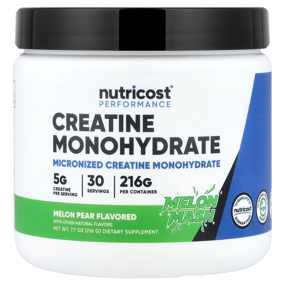 Nutricost, Performance, Creatine Monohydrate, Melon Mash Melon Pear, 7.7 oz (216 g)